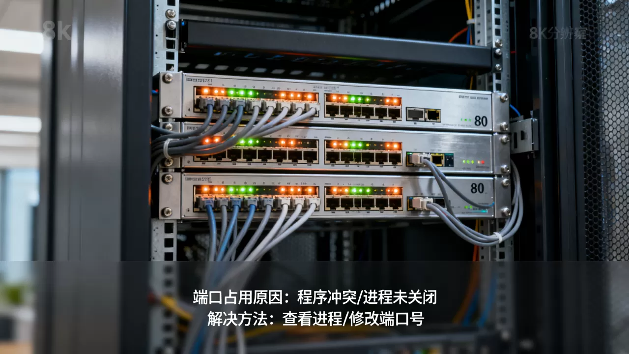 服务器80端口被占用是什么原因，如何解决