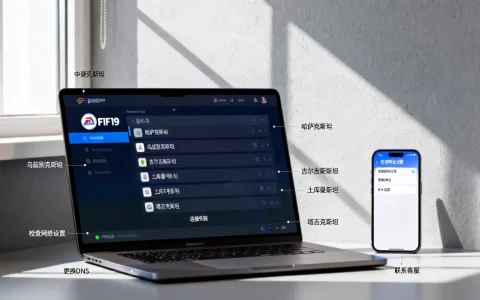 fifa19中亚服务器有哪些国家，连接不上怎么办