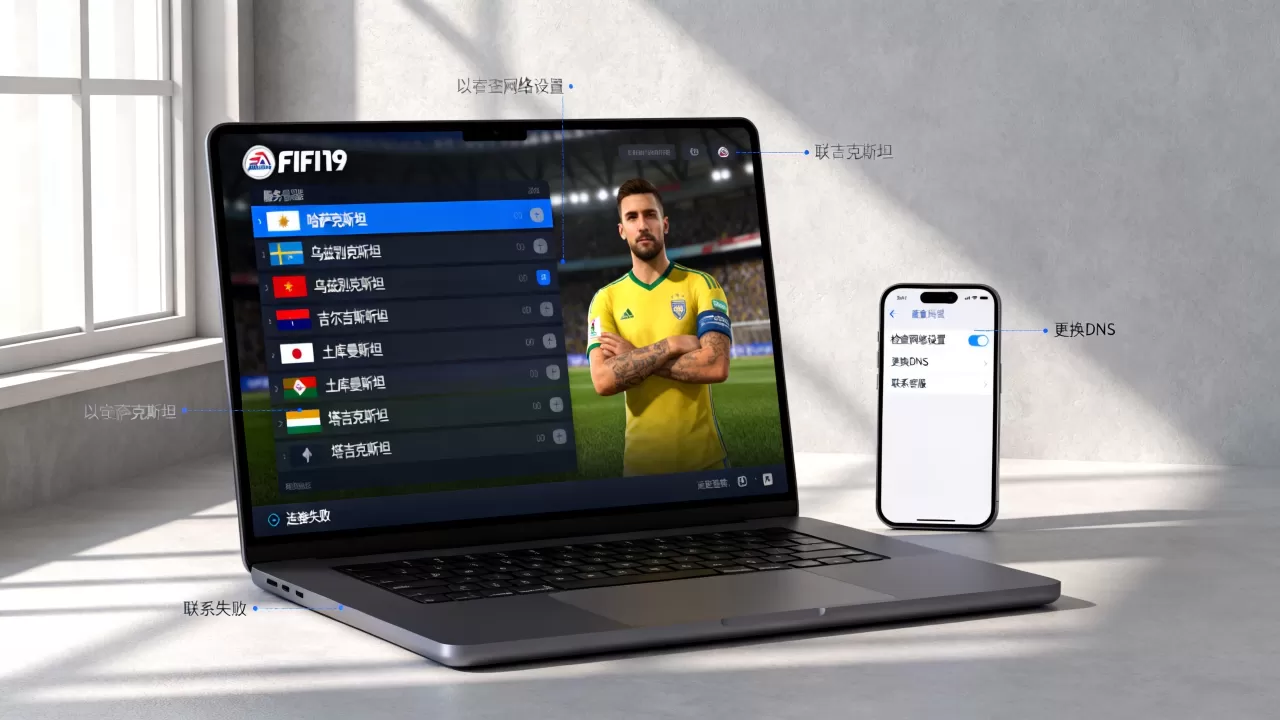 fifa19中亚服务器有哪些国家,连接不上怎么办 fifa19中亚服务器有哪些国家,连接不上怎么办