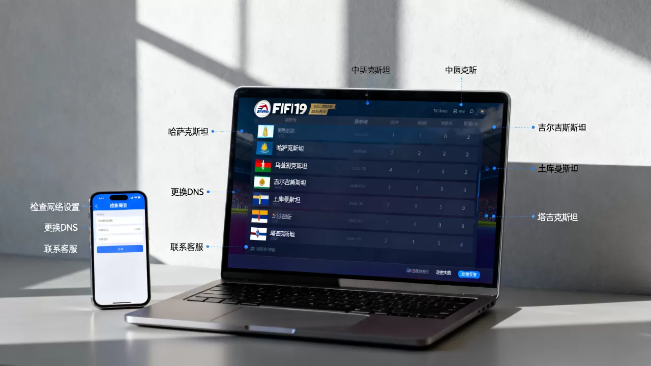 fifa19中亚服务器有哪些国家,连接不上怎么办 fifa19中亚服务器有哪些国家,连接不上怎么办