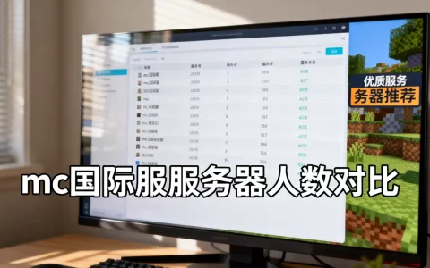 mc国际服哪个服务器人最少？，哪个服务器好？