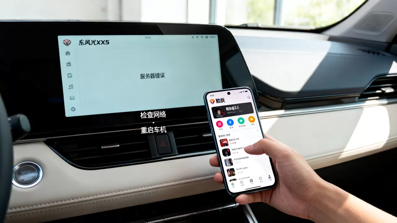 东风风光ix5酷我音乐服务器错误怎么回事,怎么解决 东风风光ix5酷我音乐服务器错误怎么回事,怎么解决