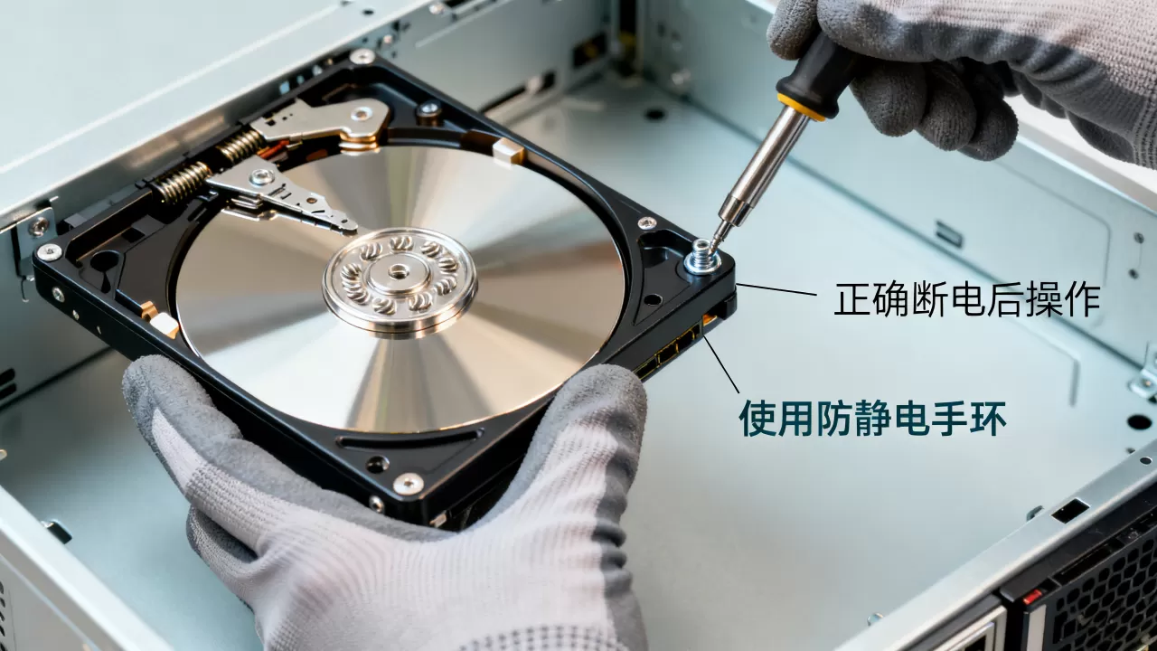 服务器硬盘怎么下才安全？，注意事项有哪些？