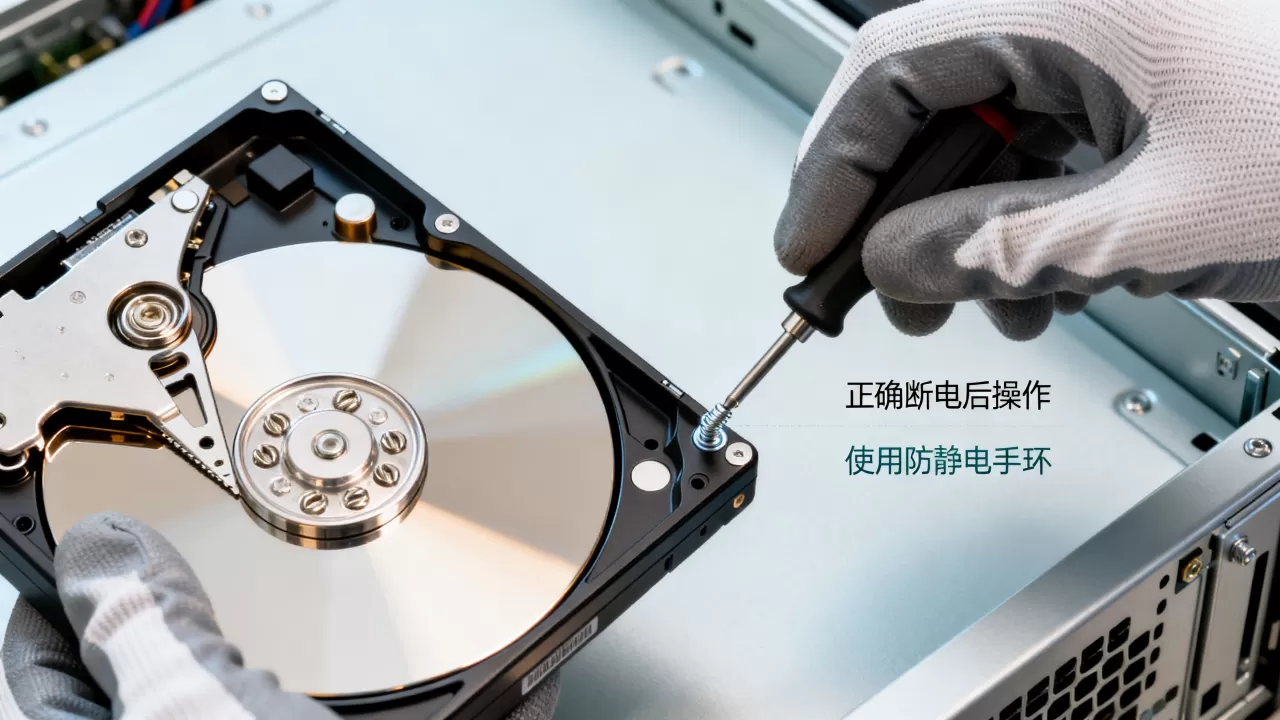 服务器硬盘怎么下才安全？，注意事项有哪些？