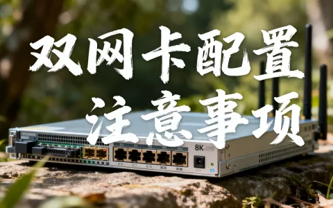 服务器双网卡怎么配置，有哪些注意事项呢？
