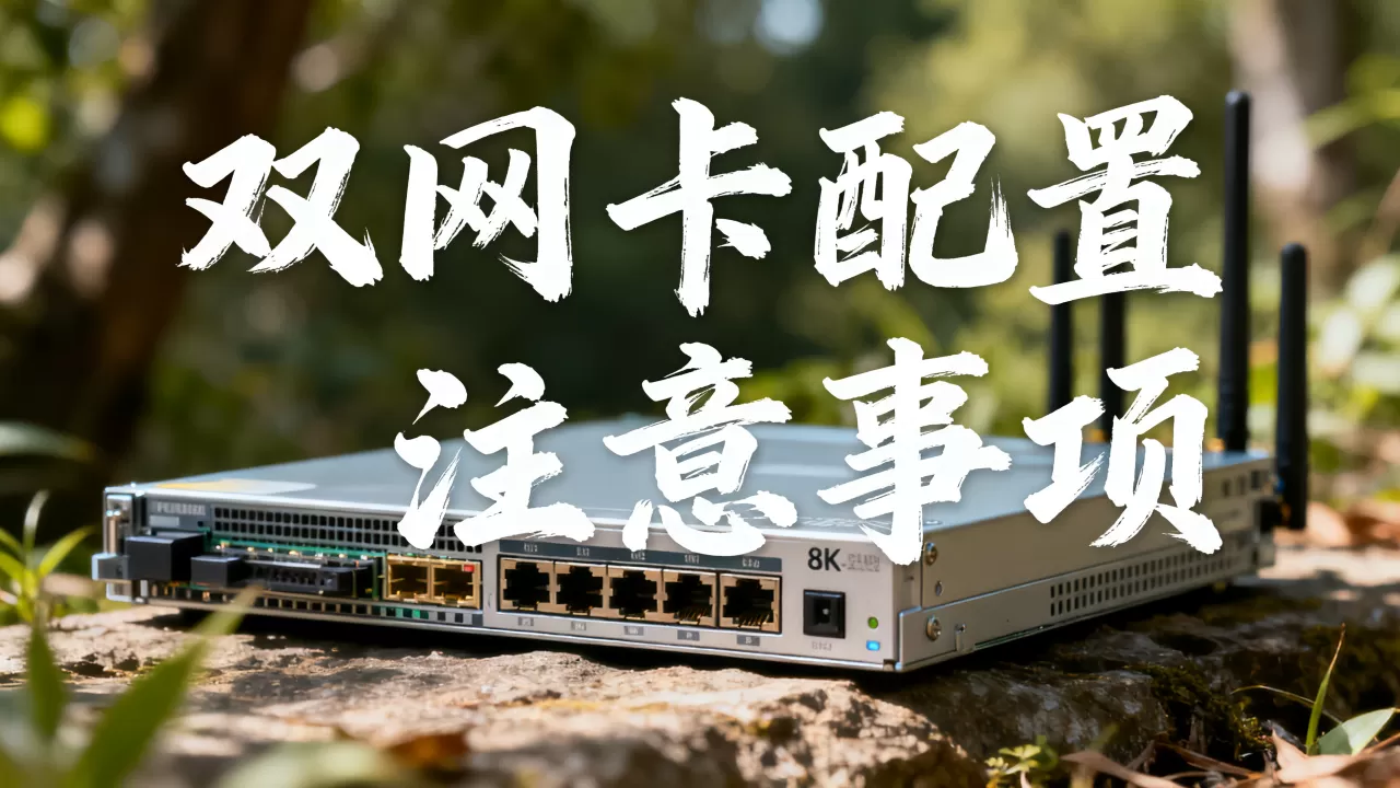 服务器双网卡怎么配置,有哪些注意事项呢? 服务器双网卡怎么配置,有哪些注意事项呢?
