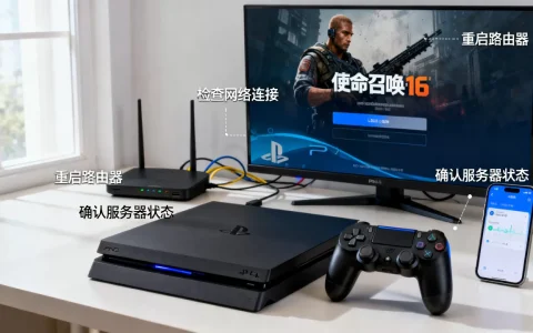 使命召唤16PS4连不上服务器怎么解决？，是什么原因？