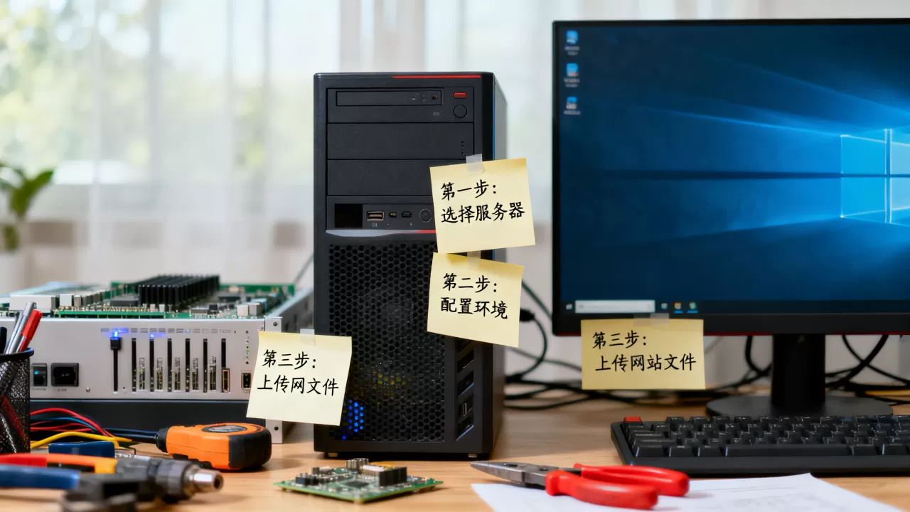 零基础如何用服务器搭建网站？，需要哪些步骤和教程？