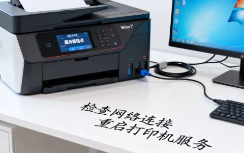 win7打印机不显示服务器错误是什么原因，怎么解决？