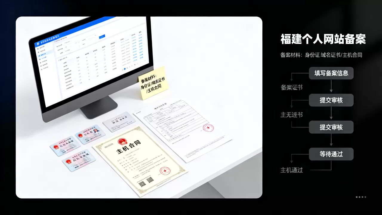 福建个人网站备案需要什么材料,流程是什么? 福建个人网站备案需要什么材料,流程是什么?