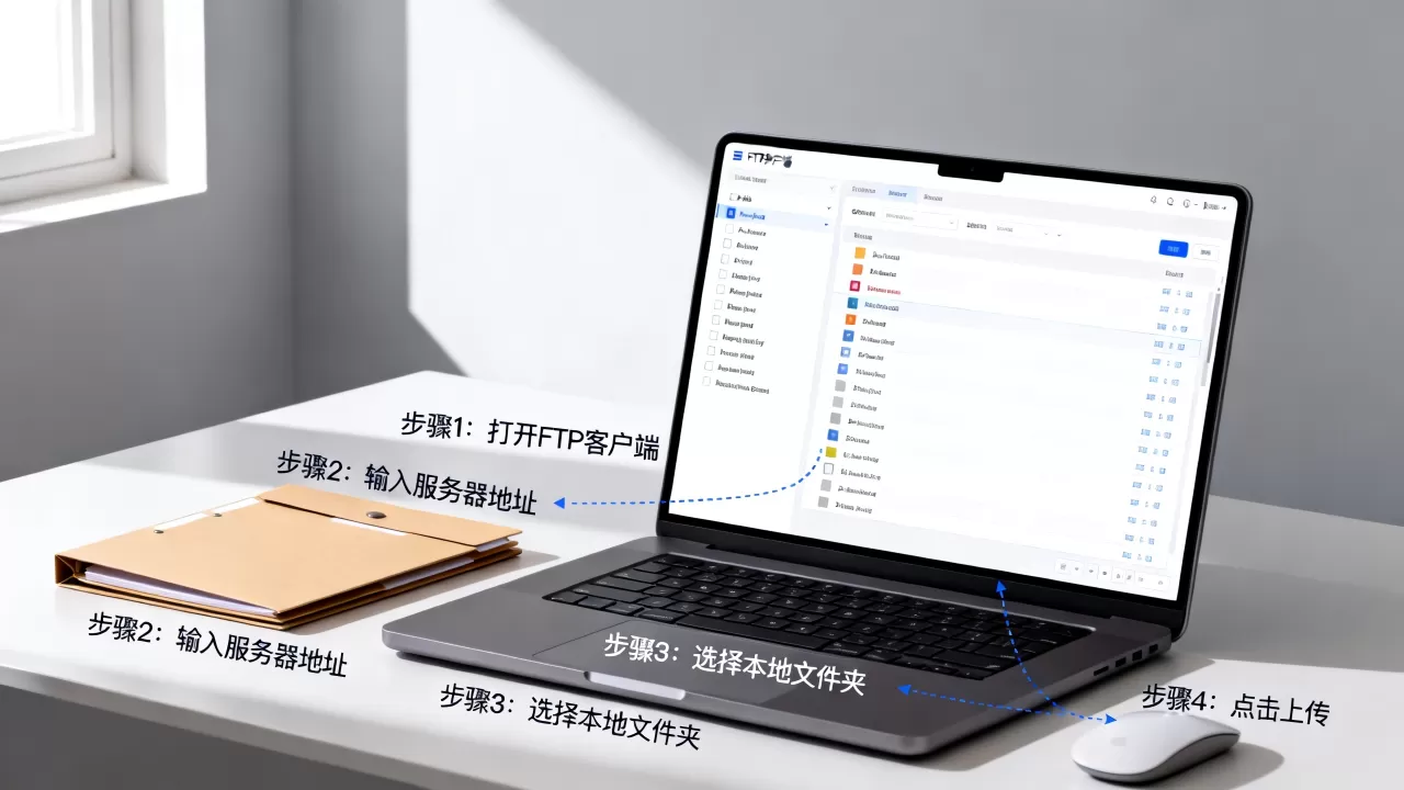 如何将文件夹上传到FTP服务器,FTP上传文件夹步骤是什么 如何将文件夹上传到FTP服务器,FTP上传文件夹步骤是什么