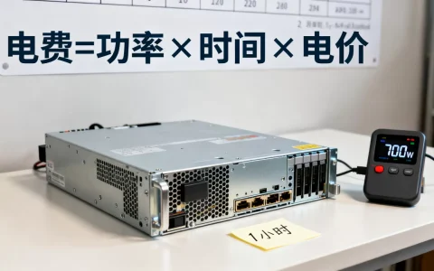 服务器700W一小时耗电多少度？，怎么算电费？