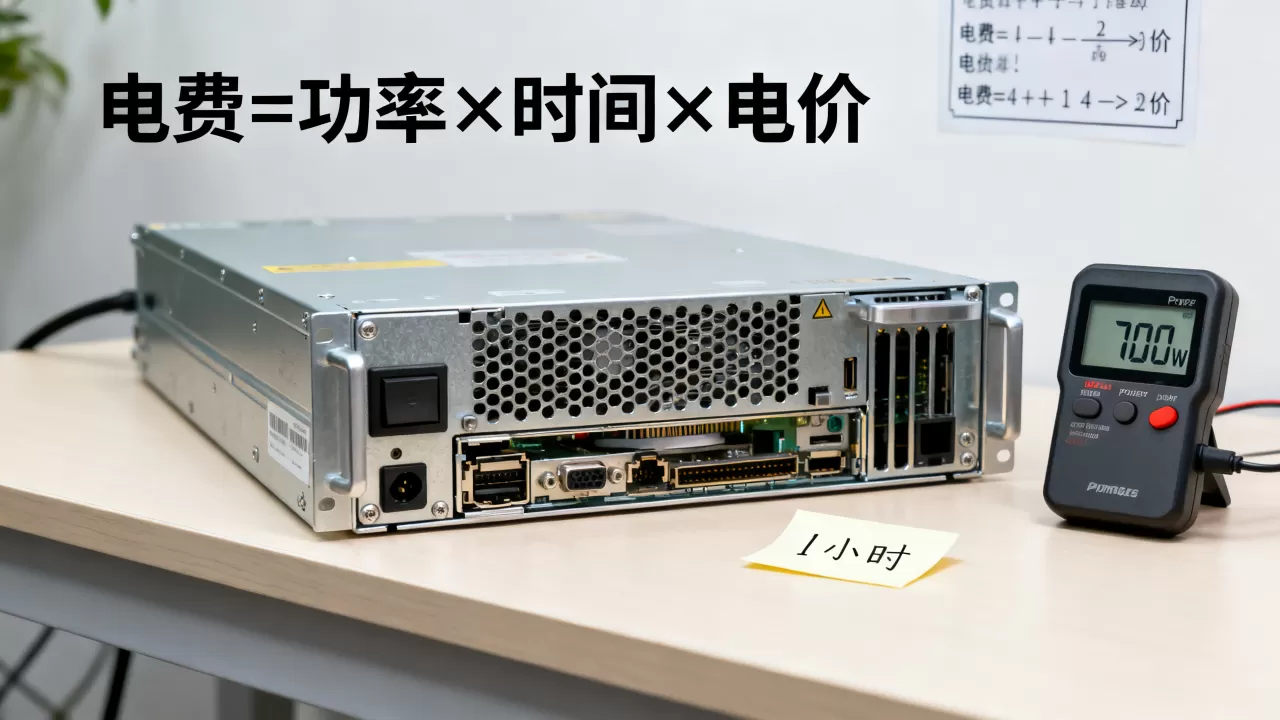 服务器700W一小时耗电多少度?,怎么算电费? 服务器700W一小时耗电多少度?,怎么算电费?