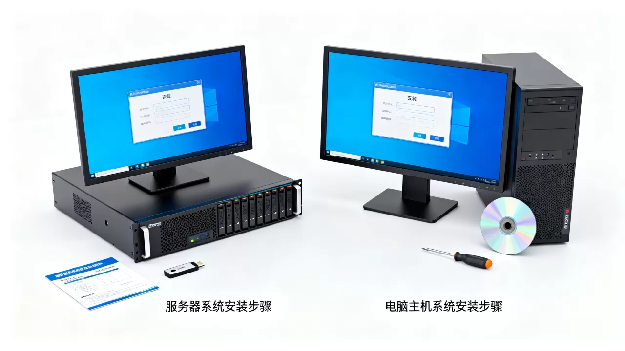 服务器和电脑主机的系统安装有何区别,怎么安装? 服务器和电脑主机的系统安装有何区别,怎么安装?