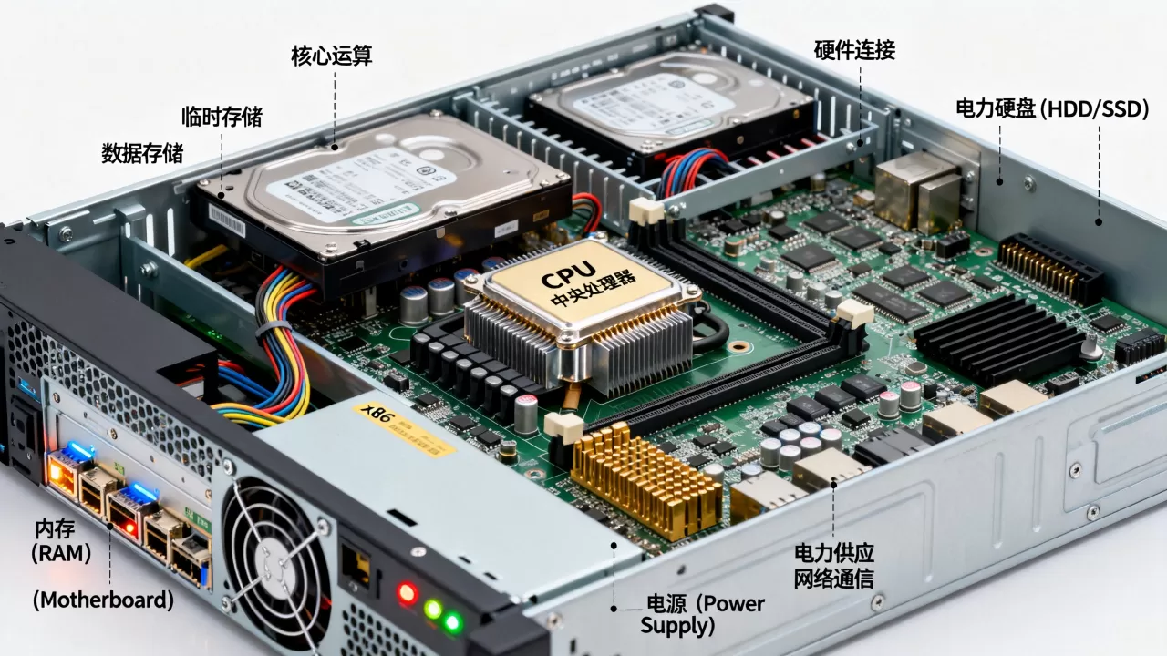 x86服务器的系统组件都有哪些,都有哪些作用 x86服务器的系统组件都有哪些,都有哪些作用