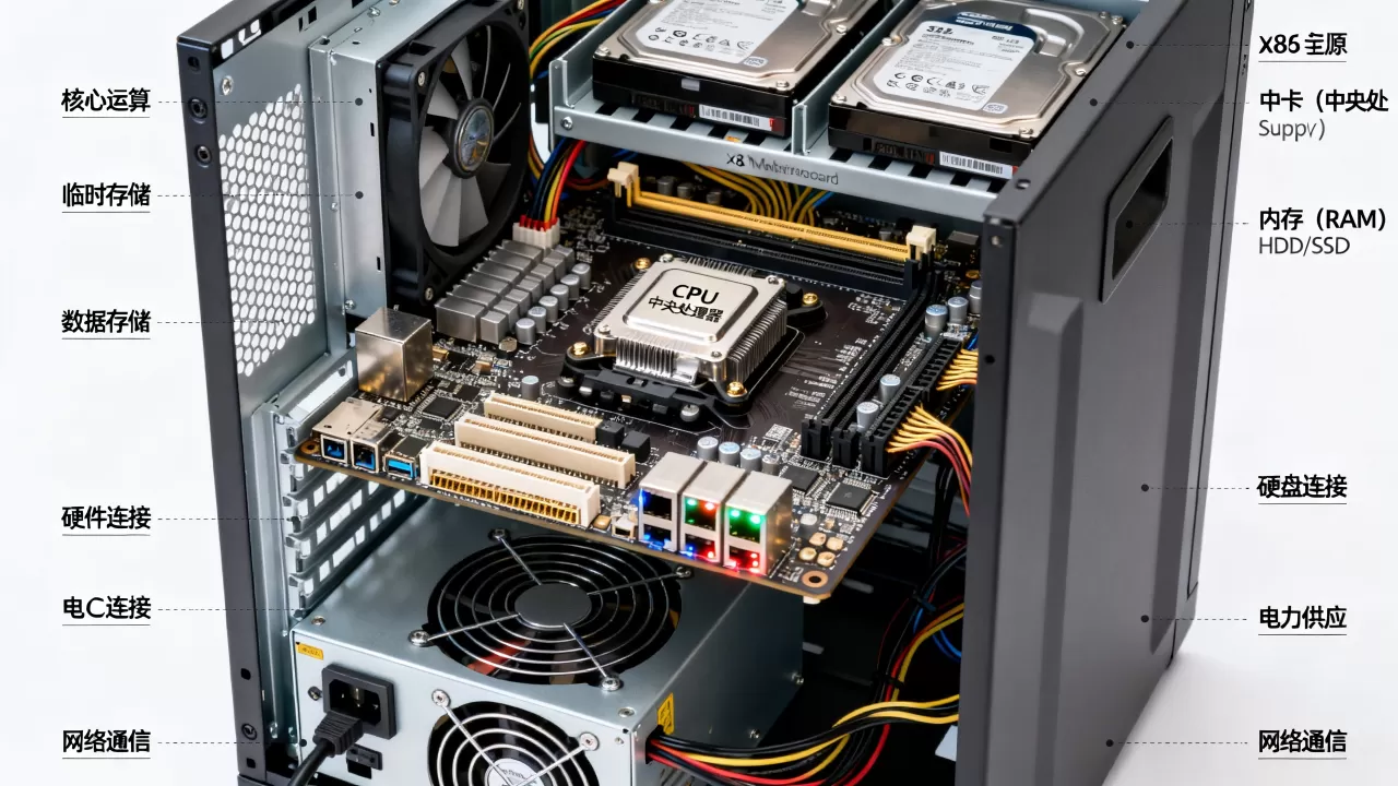 x86服务器的系统组件都有哪些,都有哪些作用 x86服务器的系统组件都有哪些,都有哪些作用