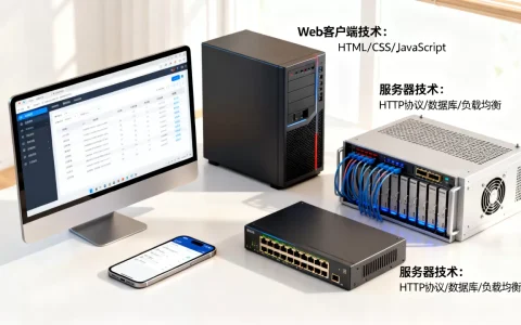 Web客户端技术都有哪些？，服务器技术有哪些？