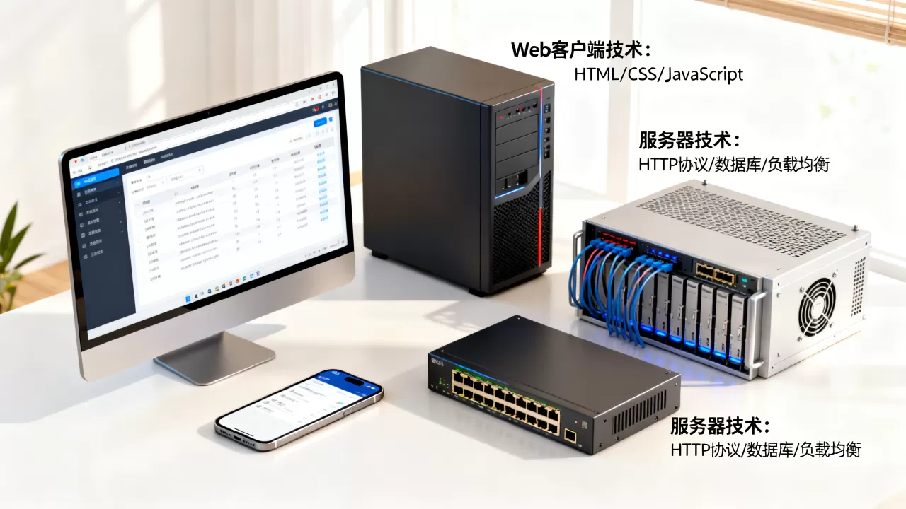 Web客户端技术都有哪些？，服务器技术有哪些？