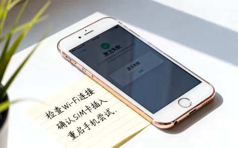 苹果6s激活失败连接不上服务器怎么办？，是什么原因？