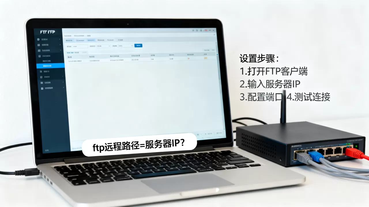 ftp的远程路径是否就是服务器的IP地址？，怎么设置