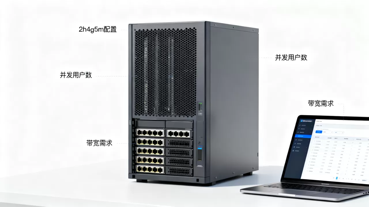 2h4g5m服务器可以容纳多少人,带宽够用吗? 2h4g5m服务器可以容纳多少人,带宽够用吗?