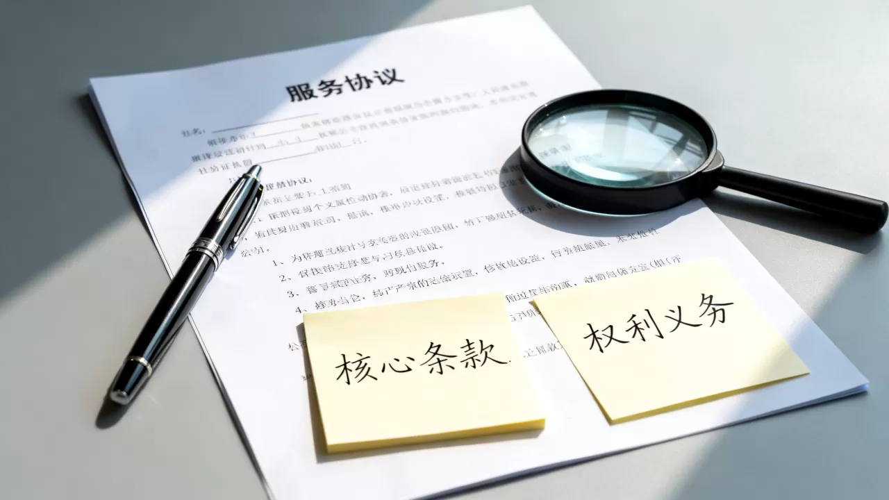 服务协议的核心内容是什么，有哪些注意事项？