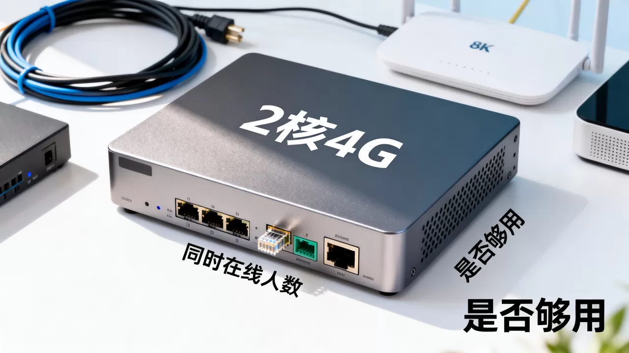 2核4G服务器能同时在线多少人?,够用吗? 2核4G服务器能同时在线多少人?,够用吗?