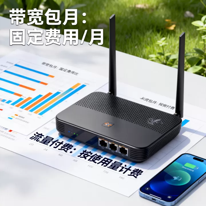 带宽包月与流量付费哪个更划算？按带宽包月和流量付费模式对比