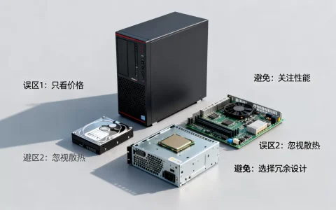 服务器硬件选购有哪些误区？，怎么避免踩坑？