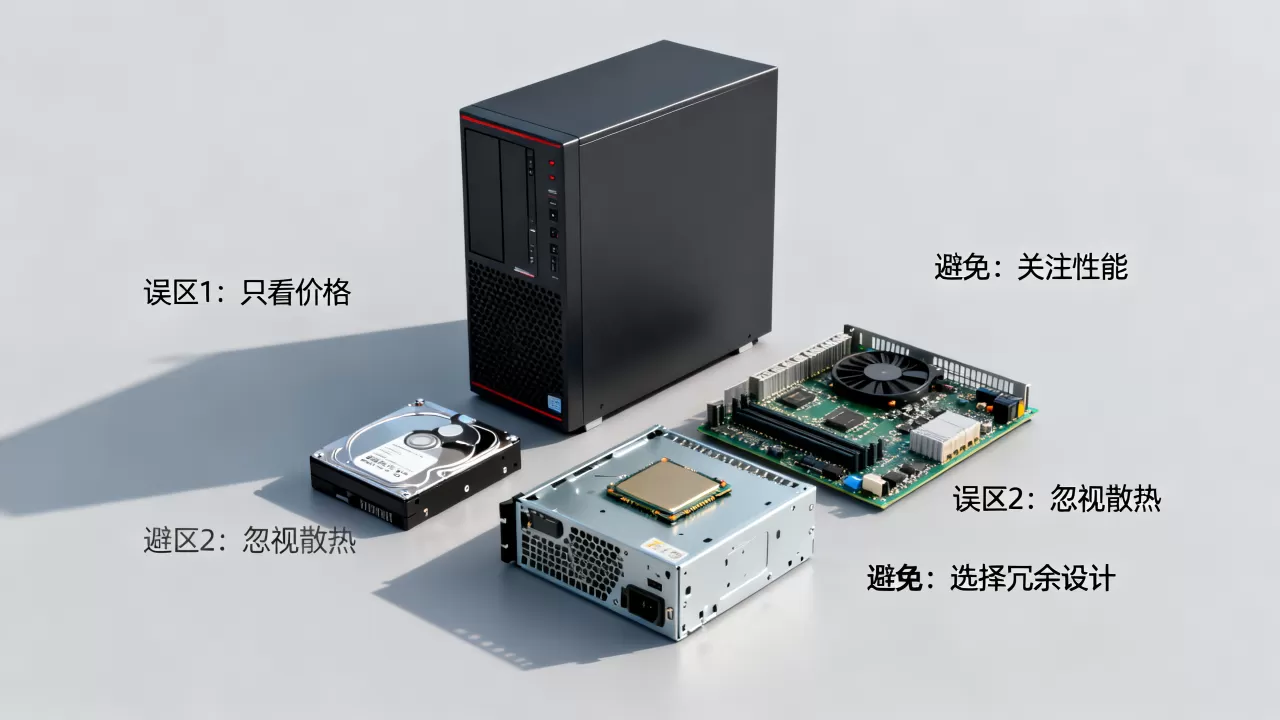 服务器硬件选购有哪些误区?,怎么避免踩坑? 服务器硬件选购有哪些误区?,怎么避免踩坑?