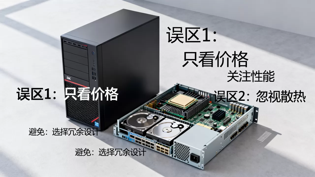 服务器硬件选购有哪些误区?,怎么避免踩坑? 服务器硬件选购有哪些误区?,怎么避免踩坑?