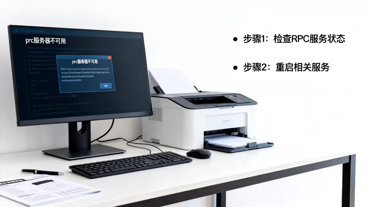 安装打印机显示rpc服务器不可用怎么办？，怎么解决