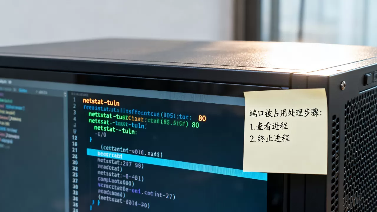 linux如何查看哪些服务器端口被占用？，端口被占用怎么办