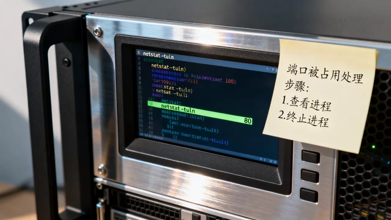 linux如何查看哪些服务器端口被占用？，端口被占用怎么办
