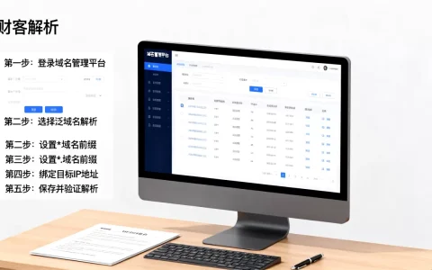 泛域名绑定的正确方法是什么？，详细步骤有哪些？