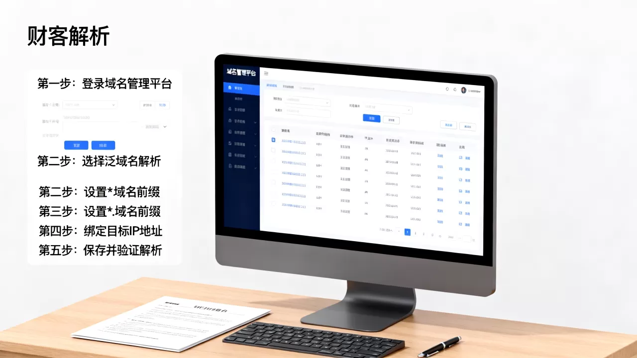 泛域名绑定的正确方法是什么？，详细步骤有哪些？