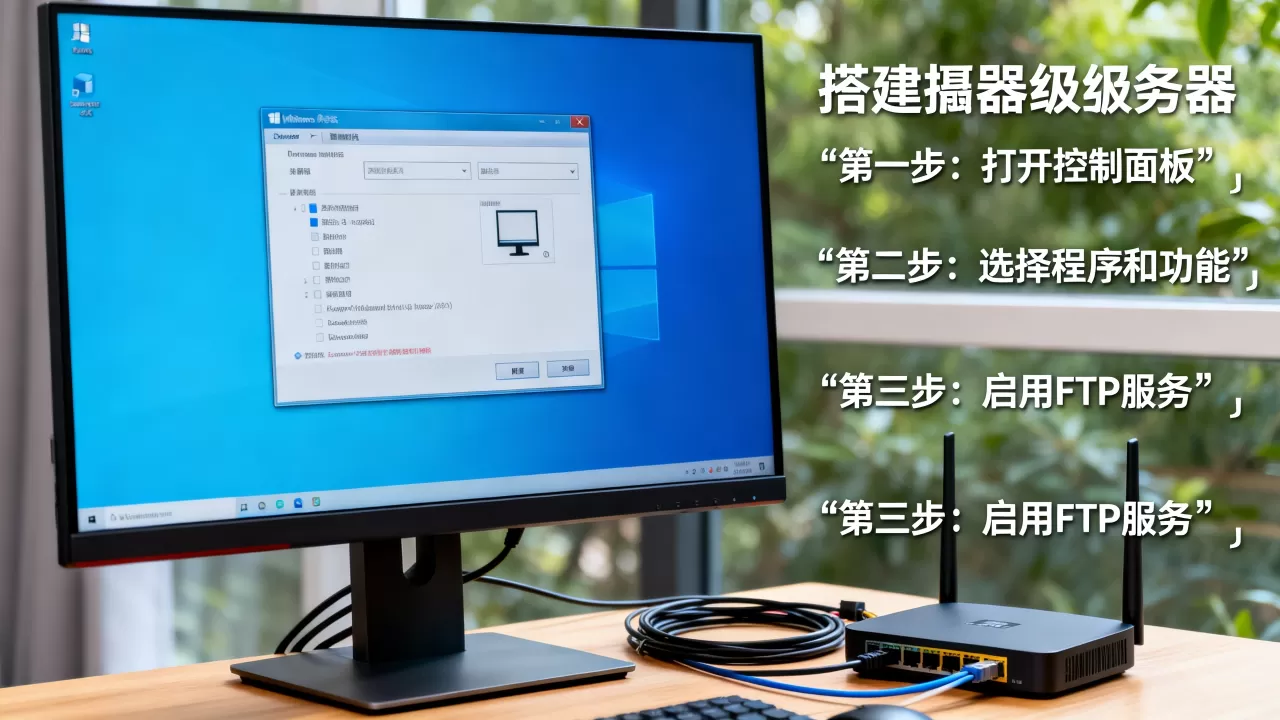 FTP服务器在Windows上怎么搭建？,步骤有哪些？