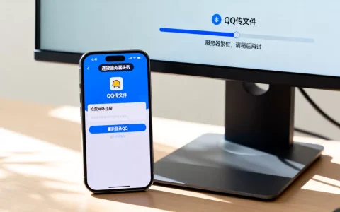 QQ传文件一直在连接服务器失败怎么回事，怎么解决？