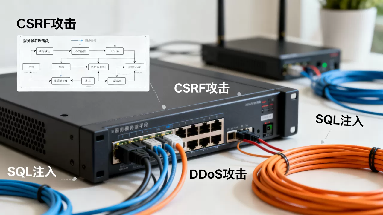 服务器常见攻击手段有哪些？，csrf是什么？