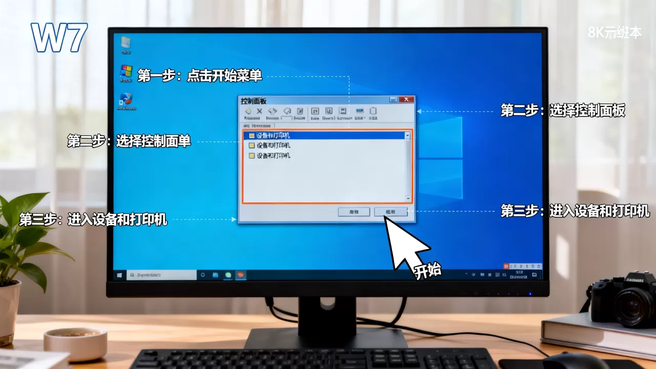 W7打印机服务器属性怎么打开,具体步骤? W7打印机服务器属性怎么打开,具体步骤?