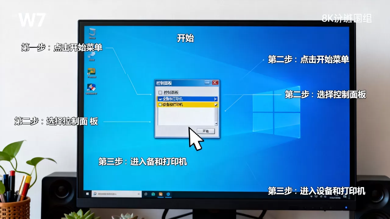 W7打印机服务器属性怎么打开,具体步骤? W7打印机服务器属性怎么打开,具体步骤?