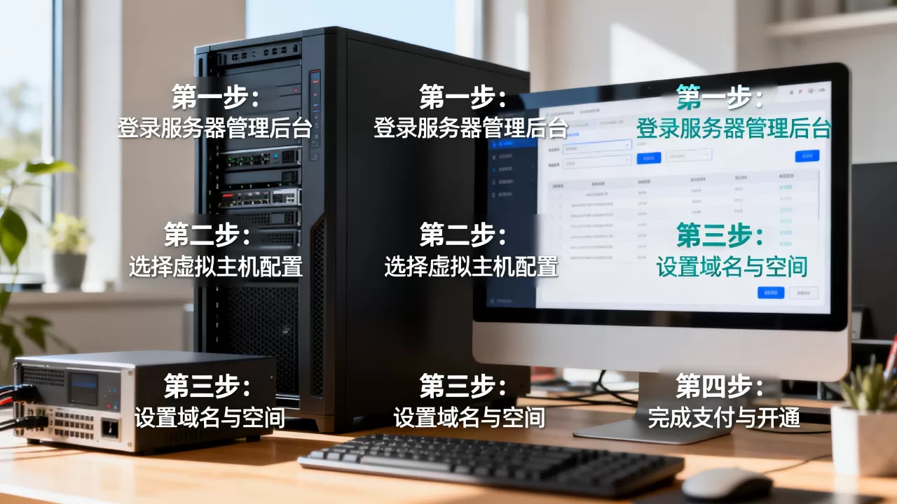 服务器怎么开通虚拟主机，具体步骤有哪些？