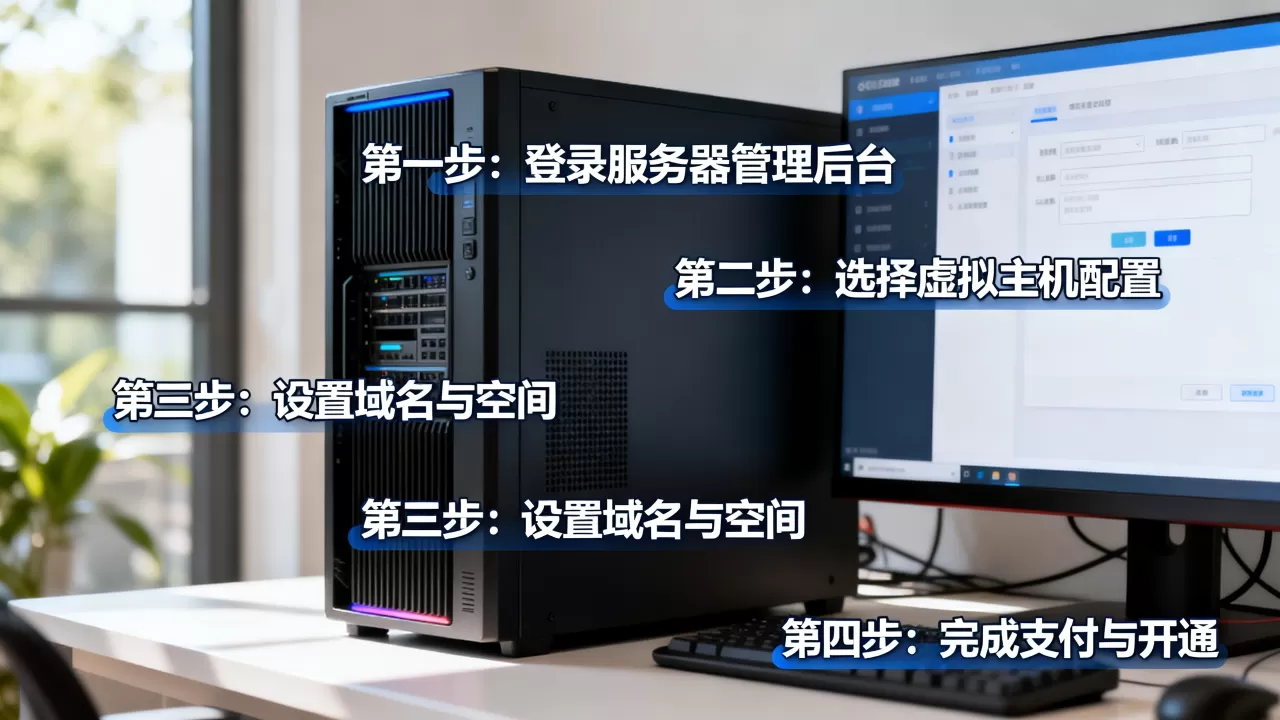 服务器怎么开通虚拟主机，具体步骤有哪些？