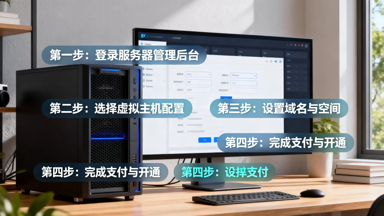 服务器怎么开通虚拟主机，具体步骤有哪些？