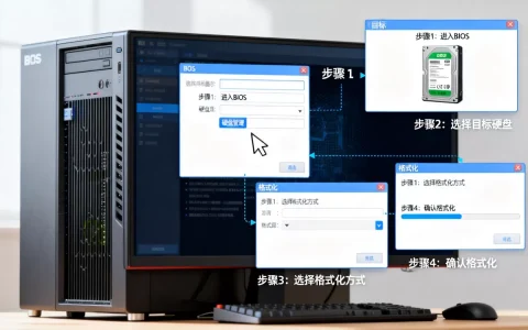 服务器BIOS如何格式化硬盘，步骤是什么？