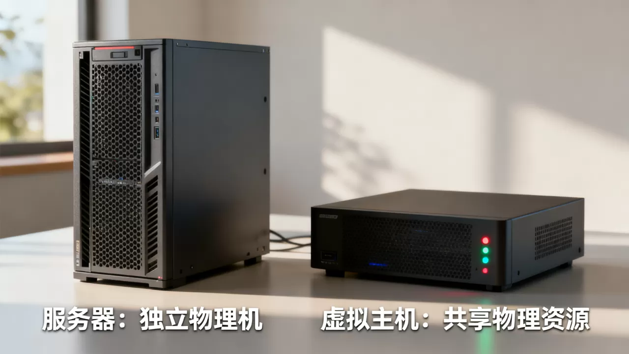服务器和虚拟主机的主要区别是什么,怎么选? 服务器和虚拟主机的主要区别是什么,怎么选?