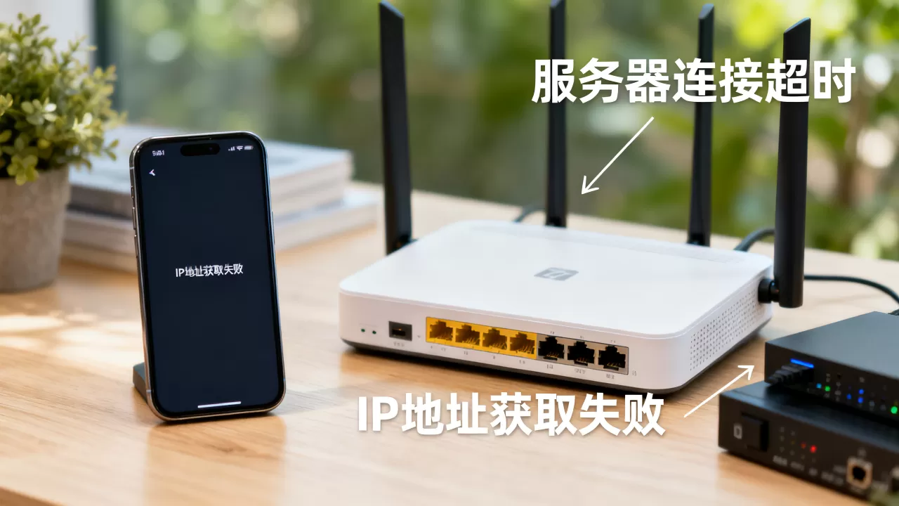 为什么移动网络IP地址和服务器无法获取,怎么解决? 为什么移动网络IP地址和服务器无法获取,怎么解决?
