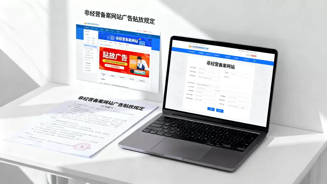 非经营备案网站到底能不能贴放广告，怎么处罚？
