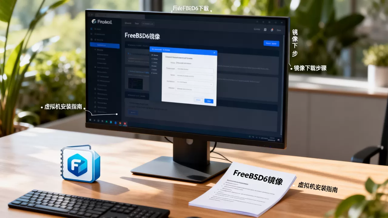 FreeBSD6镜像怎么下载, 怎么安装到虚拟机