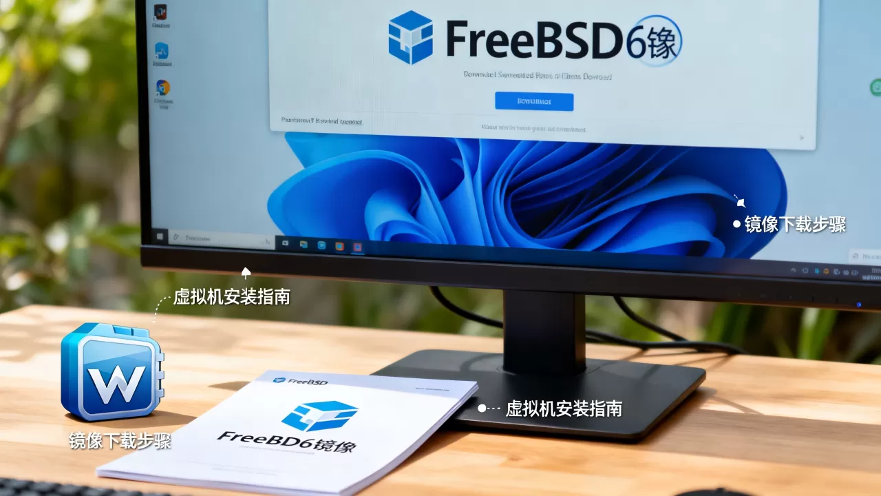 FreeBSD6镜像怎么下载, 怎么安装到虚拟机